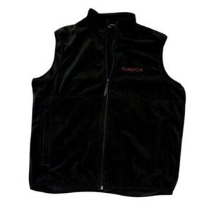 SPORT & COMPANY Mens 2XL Black Full Zip Vest 3OROCK Logo Made in China
